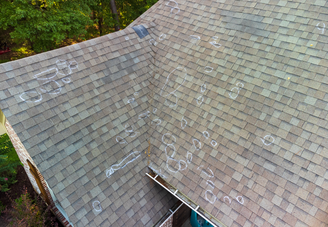 What Does Hail Damage Look Like On A Roof?