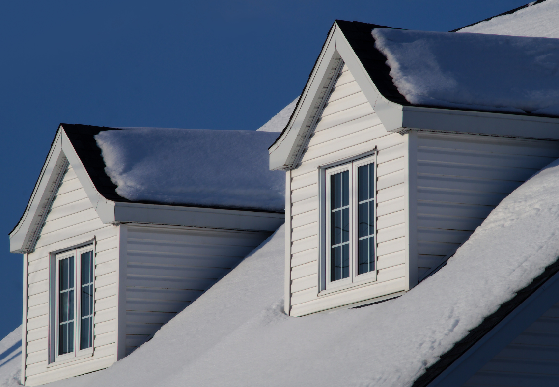 snow on top of roof Signs You Need A Roof Repair For Snow damage In Maryland