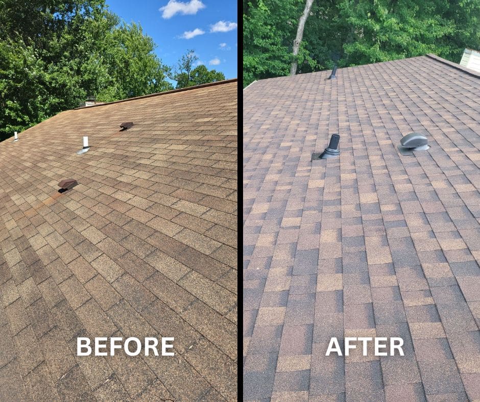 This is a roof replacement in Baltimore County, using Owens Corning Duration shingles in Brownwood color.